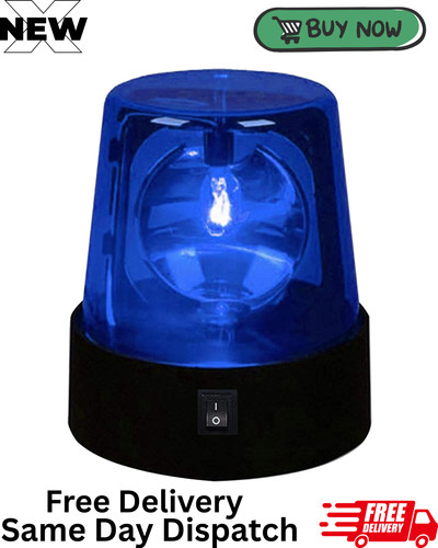 3inch rotating blue - rotating, police