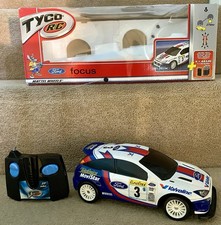 Tyco RC Car Ford Rally Focus 2002 Mattel Wheels RS ST Radio Controlled Model Car