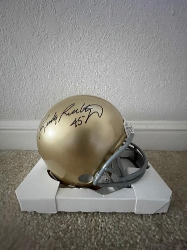 Signed notre dame rudy - signed,