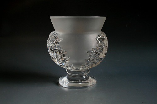 Lalique saint cloud glass vase - lalique,