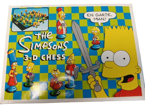 The simpsons chess - 3-d, set