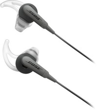Bose SoundSport 3.5mm Wired Jack Earbud (In Ear) Headphones Charcoal-Black