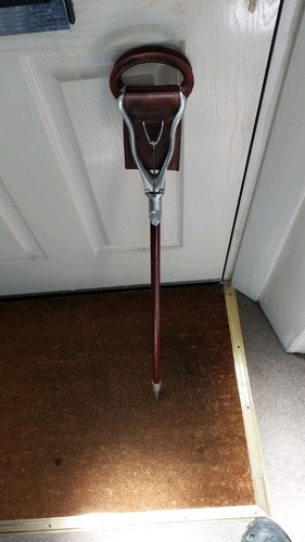 Vintage leather shooting - shooting, stick