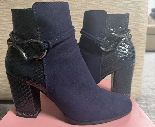 Moda pelle latassi navy - in,