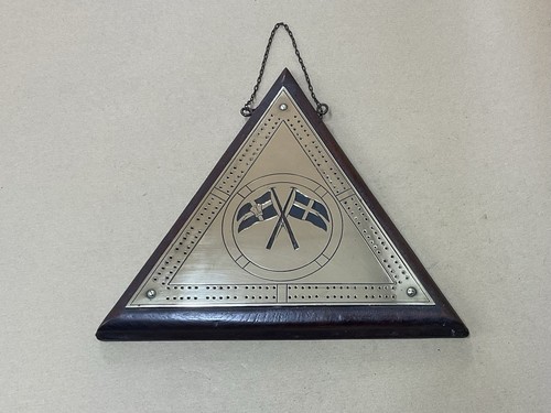 Brass and oak - brass, board