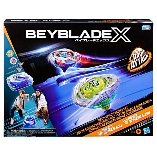 Beyblade drop attack - x, battle