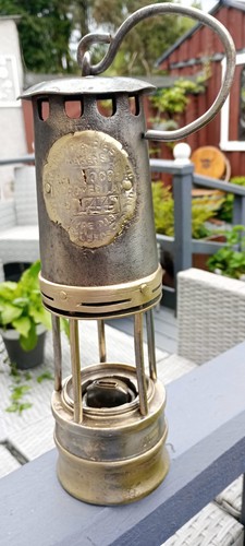 Antique miners lamp - antique, made