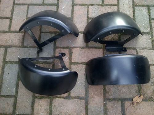 Electric golf buggy mudguards - golf,