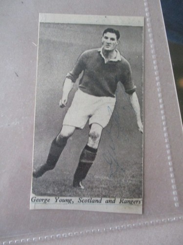 Signed press cutting - signed,