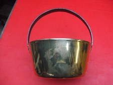 Antique Solid Brass Cauldron /