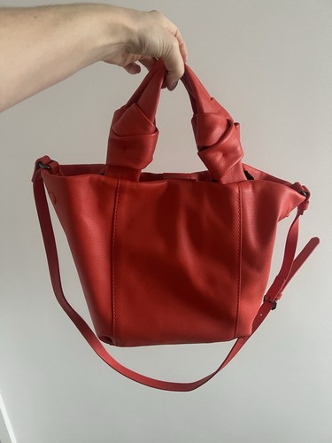 Zara orange faux - faux, leather