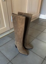 Zara Brown Suede Leather