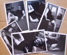 Smiling Pretty Directoire Knickers Model. Set of 6 x 1960's photos.  (L)