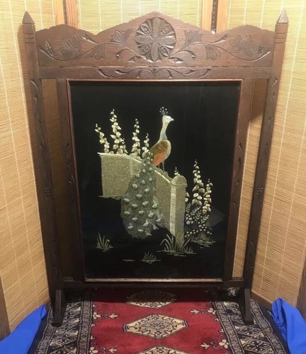 Vintage antique wood - wood, carved