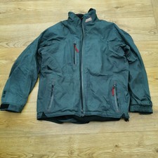 Musto Performance Sailing Rain Coat Jacket Mens L Large Grey Waterproof Outdoor