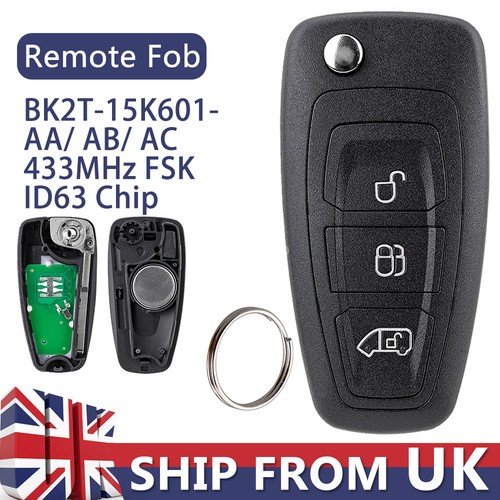 Button flip remote - 3, fob