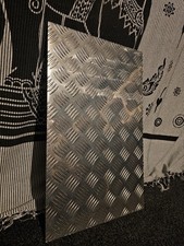 6mm 5 Tread Aluminiun Chequer Plate Heavy Duty - For Vans, Cars, Floors, Ramps