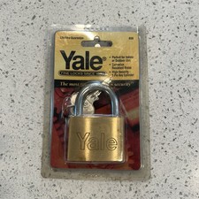 NOS Vintage Yale Small 2” Warded Padlock Steel Shackel Rustless Locker Cabinet