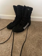 Lonsdale Contender Boxing Boots Black UK [Size 8] Used – Minor Sole Peeling