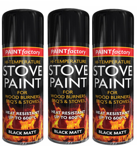 Black matt heat resistant - black,