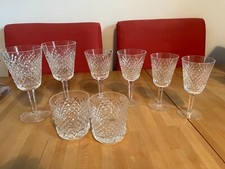 Waterford crystal Alana design, White wine & Sherry glasses