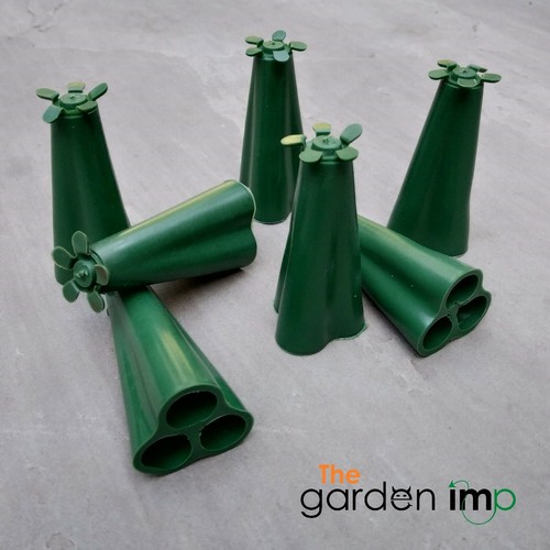 Cane caps rubber pyramid - 10,
