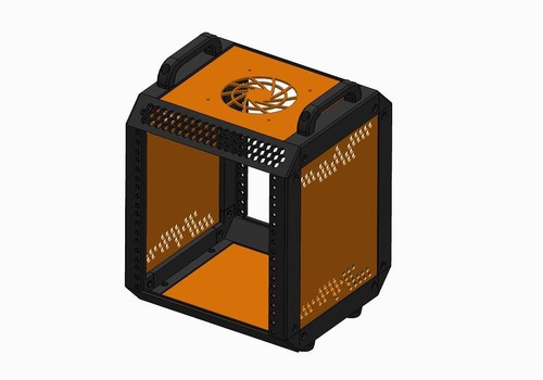 Server rack 3d printed - server, 6u