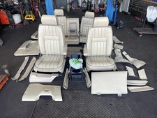 RANGE ROVER P38 2.5 4.0 4.6 CREAM 5 BAR LEATHER INTERIOR SEATS UPGRADE 94-02