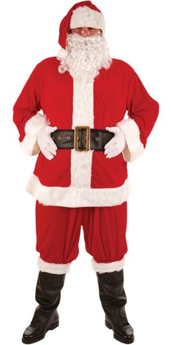 Mens deluxe santa claus - deluxe, fancy