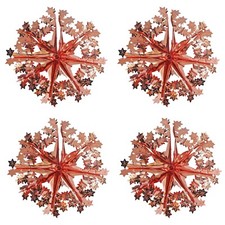 Christmas Foil Ceiling Decorations Rose Gold - Choose Design