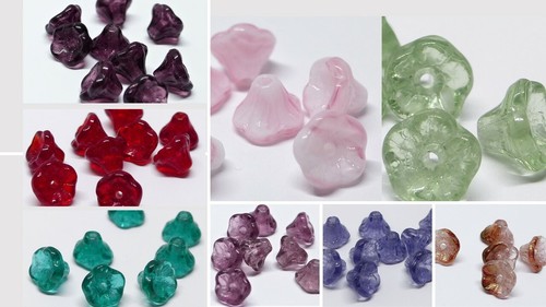 7mm czech pressed glass small - pressed,