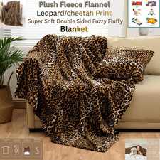 Fleece Flannel Throw Blanket