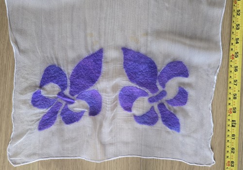 Scouting white chiffon scarf - scouting,