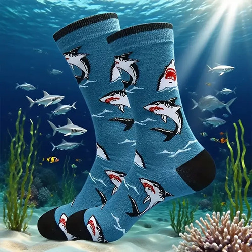 Shark novelty socks - socks, great