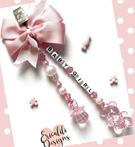 Personalised pram charm clip - personalised,