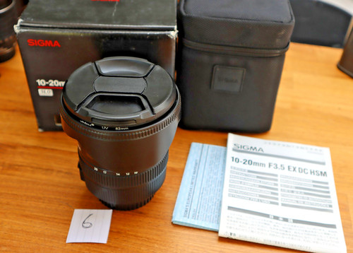 Sigma 20mm ex - 10-20mm, hsm