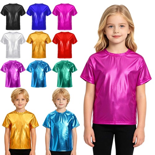 Girls shiny metallic - uk, dance