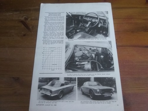 Gilbern autosport road test - gilbern,