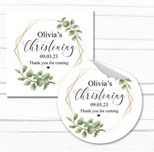 Christening Stickers