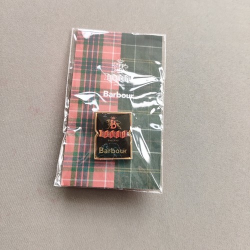 Barbour enamel lapel pin - lapel, ✔