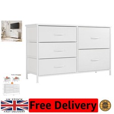 Lacquered White 5-Drawer Chest
