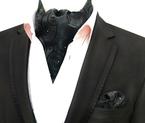 Classic men ascot cravat - men's,