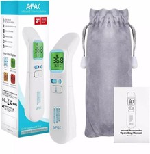 Digital No Contact Infrared Thermometer – Forehead & Ear Baby Adult Fever UK New