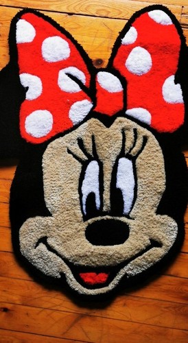 Minnie mouse tufted rug - minnie,