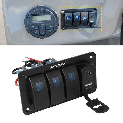 Gang toggle rocker - 3,