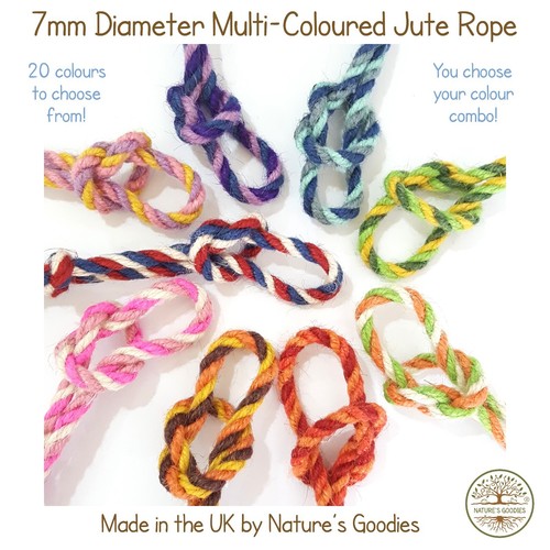 7mm thick multi coloured - thick, multi-coloured