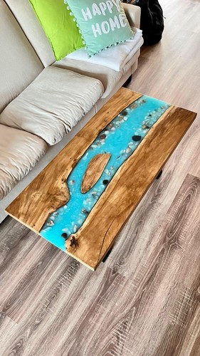 Epoxy resin ocean - ocean, coffee