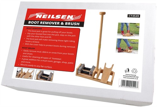 Outdoor boot scraper brush - boot,