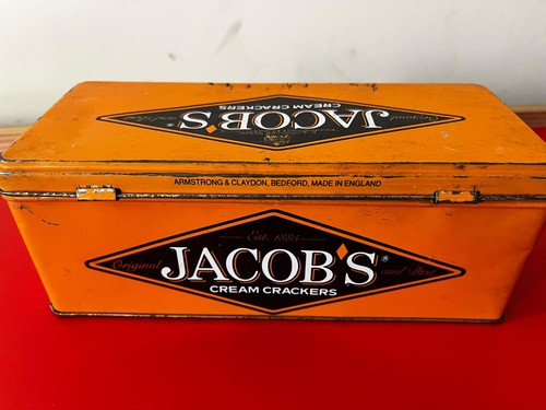 Vintage jacobs cream crackers - cream,