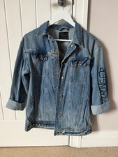 Zara Blue Denim Oversize Size